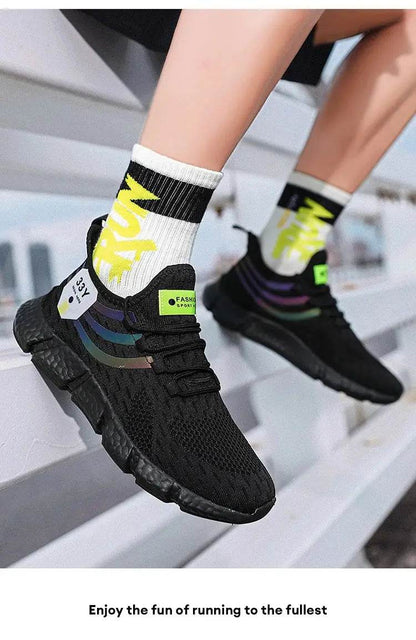 Breathable Running Shoes Unisex Comfortable Casual Sneakers Lightweight Fashion Sports Tenis Masculino - BON's
