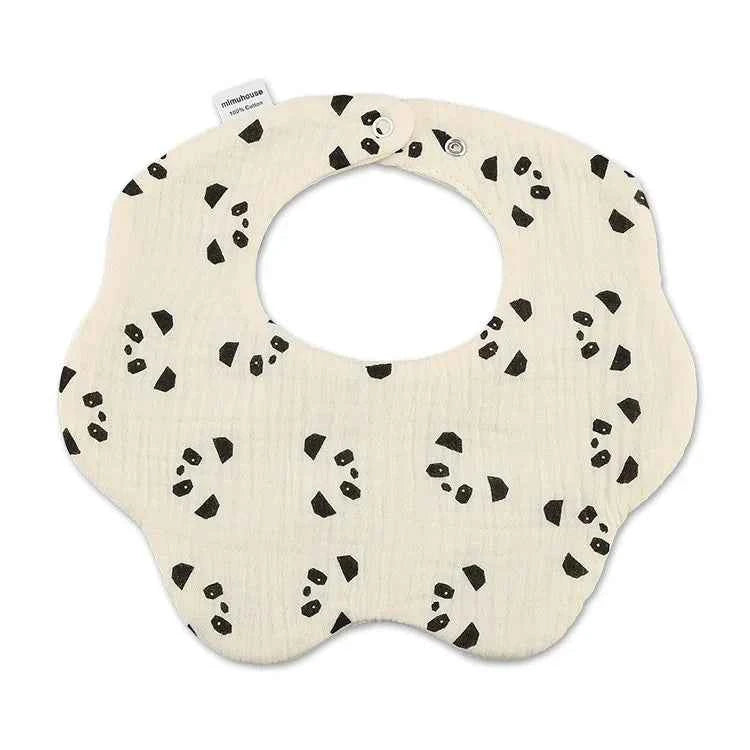 Baby Bibs Cotton Newborn Waterproof Burp Cloths Adjustable Infant Girls and Boys Cute Cartoon Print Bib Baby Feeding Accessories