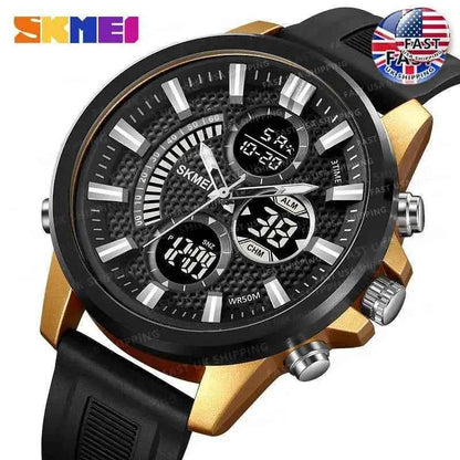 SKMEI Men's Digital Sport Watch - Waterproof, Chrono, Alarm - BON's