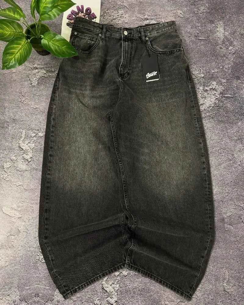 Y2K Baggy Wide-Leg Jeans Unisex - BON's