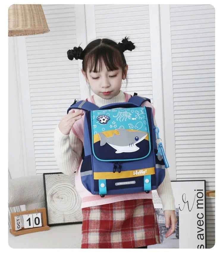 Kids Cartoon Backpack Large Waterproof Schoolbag - BON's