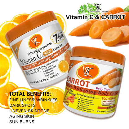 Turmeric Body Lotion for Brightening and Hydrating Skin - Moisturizer Body Cream and Face Cream - BON's