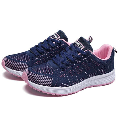 Women's Classic Sneakers - Casual Gym Sneakers for Women, White Vulcanize Shoes, Zapatillas Mujer - BON's