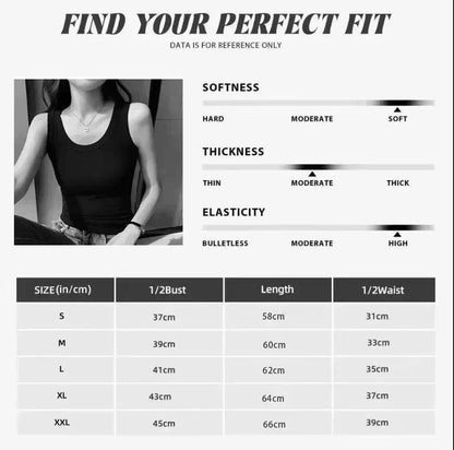 New Summer Basic Tank Top for Women - Slim Fit, Versatile, and Breathable Elastic Top - BON's