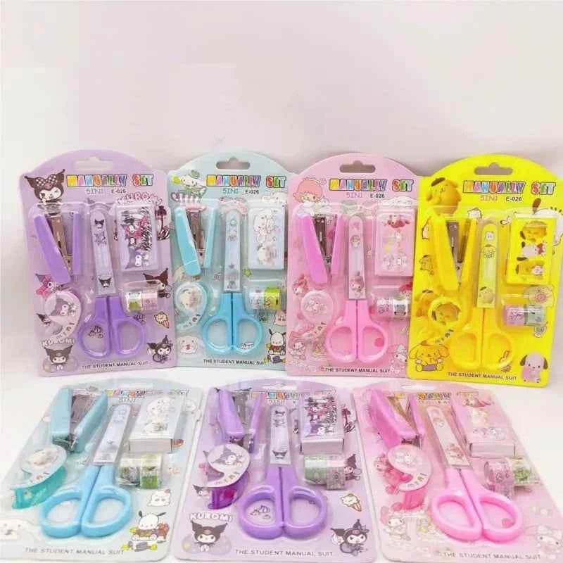 Kuromi Kitty Stationery Set - Fun and Functional Stapler Tape Collection - BON's