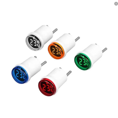 Digital Volt and Current Meter with Circular LED Display and EU Plug - BON's