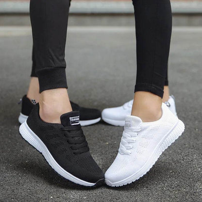 Women Breathable Casual Shoes - Fashion Mesh Flat Sneakers for Walking and Gym 2021 - BON's