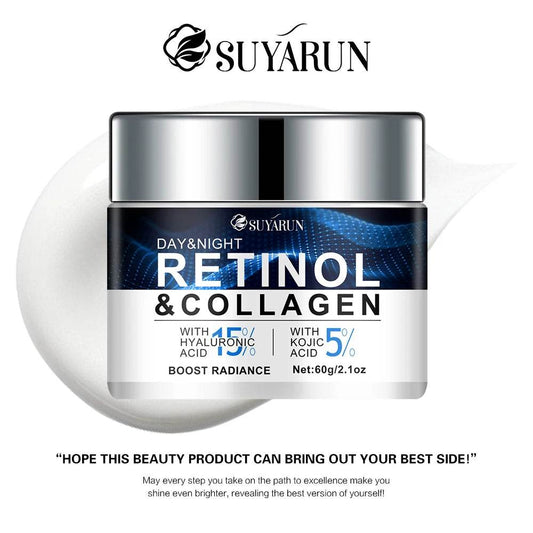 15% Hyaluronic Acid Moisturizer with Kojic Acid, Glycerin, and Retinol for Brightening and Firming Rough Skin - BON's