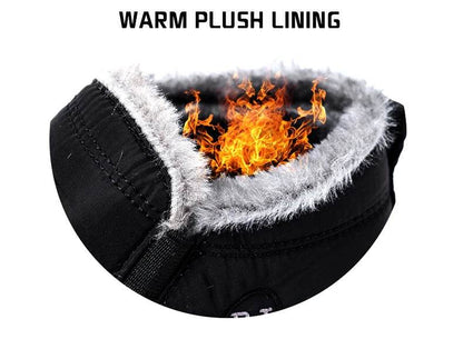 Winter Waterproof Snow Boots for Women - Plus Size Casual Flat Ankle Boots with Anti-Slip Warm Fur Plush - BON's