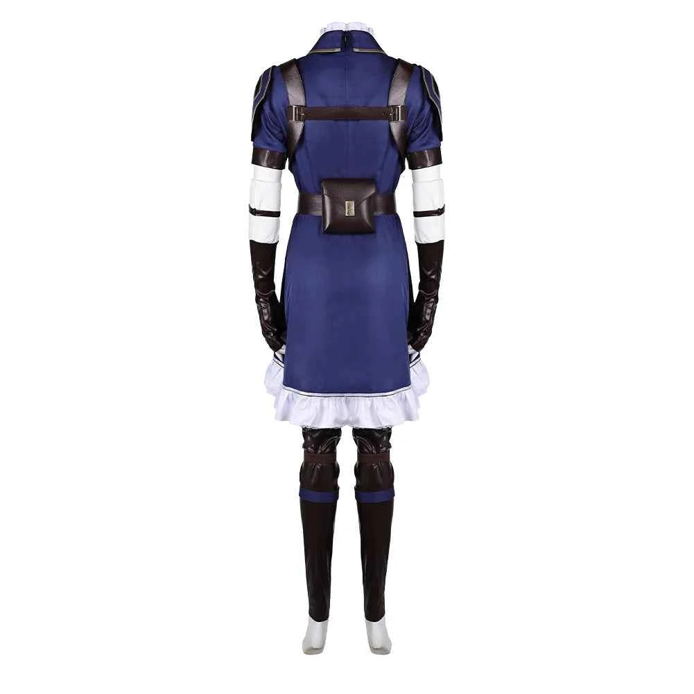 Disguise Caitlyn Cosplay LOL Roleplay Costume Adult Women Game Fantasia Dress Gloves Wig Outfits Halloween Carnival Party Suit