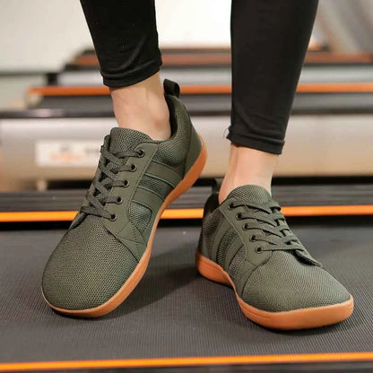 Wide-Toe Barefoot Sneakers – Breathable, Non-Slip Sports Shoes for Walking, Jogging & Everyday Style