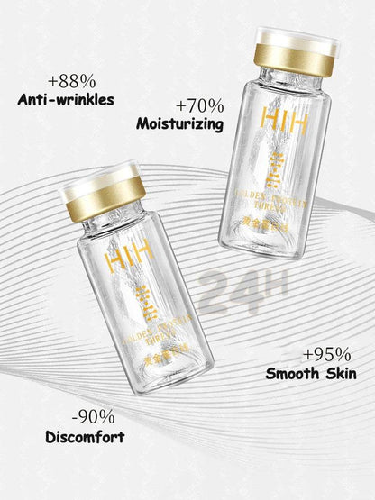 Korea 24k Collagen Serum - Active Collagen Silk Care Lifting Firming Set with Hyaluronan for Moisturizing Essence and Firming Skin Care - BON's