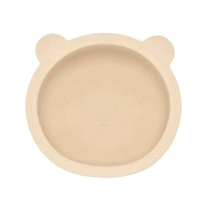 BPA Free Baby Silicone Feeding Bowl Cartoon Dishes For Kids Suction cup Anti-Drop Non-Slip Dinnerware Autonomous eating training