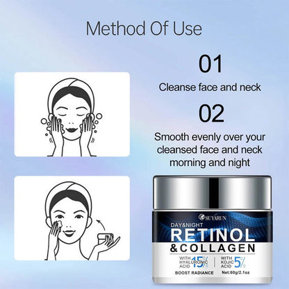 15% Hyaluronic Acid Moisturizer with Kojic Acid, Glycerin, and Retinol for Brightening and Firming Rough Skin - BON's