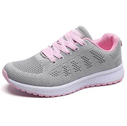 Women's Classic Sneakers - Casual Gym Sneakers for Women, White Vulcanize Shoes, Zapatillas Mujer - BON's