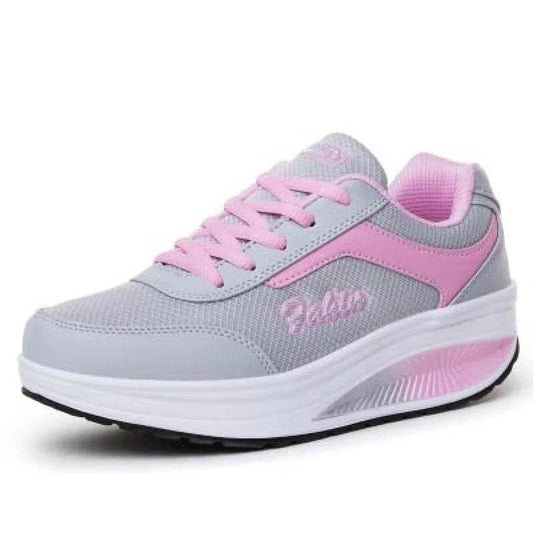 Women Vulcanized Sneakers High Quality Fashion Flats Walking Platform Shoes Zapatillas Mujer - BON's