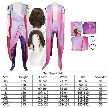 Viktor Cosplay LoL Fantasia Arcane Costume Adult Men Top Pants Armbands Wig Outfits Halloween Carnival Party Suit