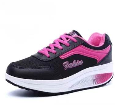 Women Vulcanized Sneakers High Quality Fashion Flats Walking Platform Shoes Zapatillas Mujer - BON's