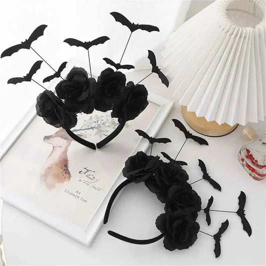 Halloween Party Decor Halloween-themed Halloween Headband Rose Headband Spider Headband For Halloween Parties Gift Accessory