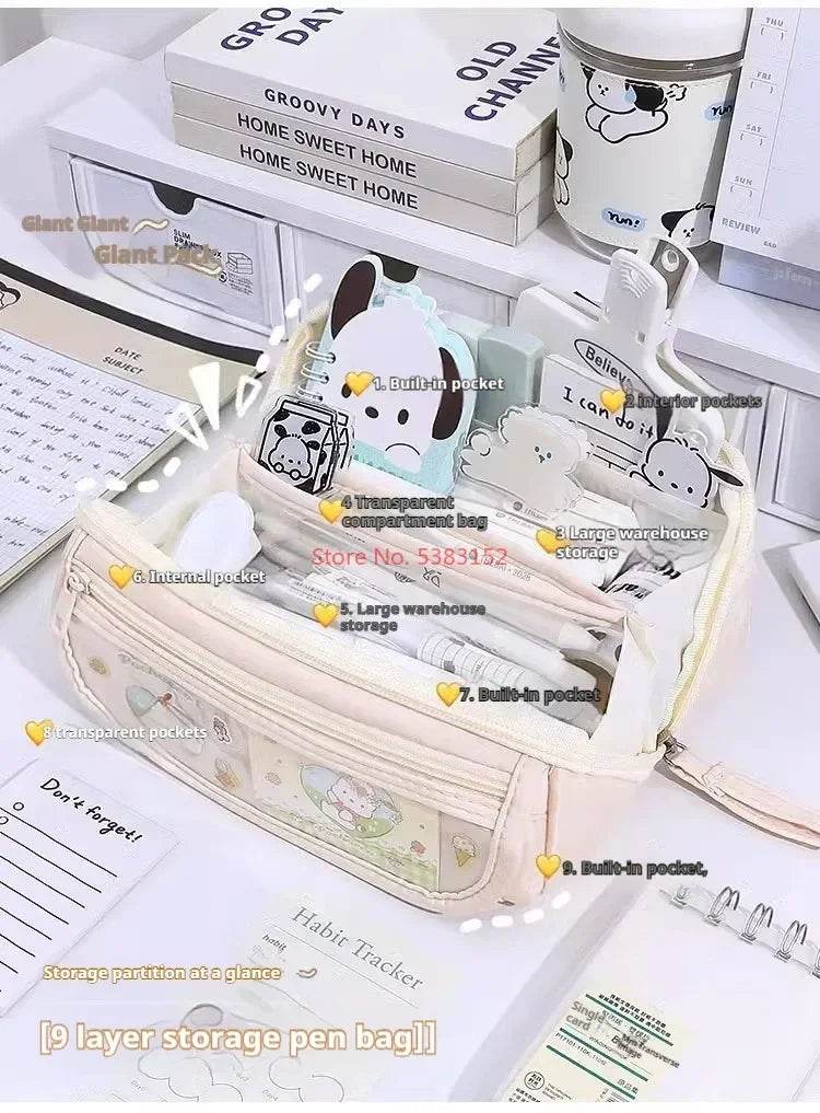 Kuromi Pencil Case - Large Capacity for Cartoon Lovers - BON's