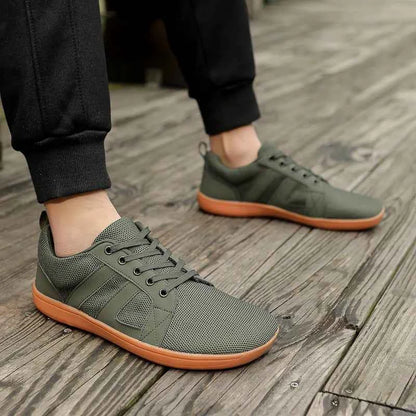 Wide-Toe Barefoot Sneakers – Breathable, Non-Slip Sports Shoes for Walking, Jogging & Everyday Style
