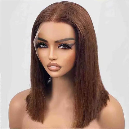 Straight Bob Wigs Human Hair 13x4 HD Lace Frontal Glueless Bob Wigs 4x4 Lace Closure for Women 180% - BON's
