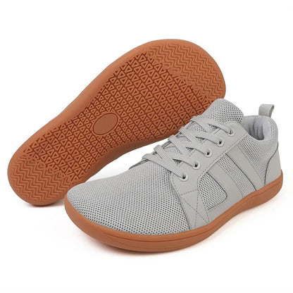 Wide-Toe Barefoot Sneakers – Breathable, Non-Slip Sports Shoes for Walking, Jogging & Everyday Style