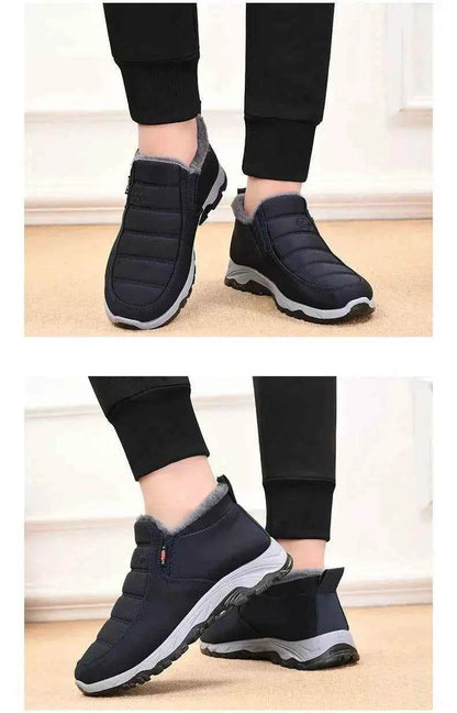 Women's Waterproof Snow Boots - Suede Winter Short Boots for Warmth and Comfort, Free Shipping - BON's