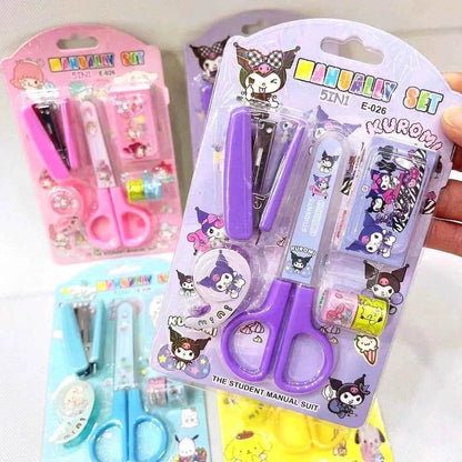 Kuromi Kitty Stationery Set - Fun and Functional Stapler Tape Collection - BON's