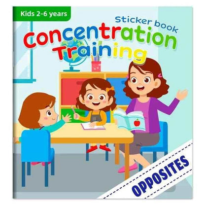 Kids Reusable Cartoon Stickers Books for Early Education Gift - BON's