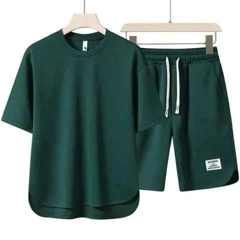 Men's Summer Waffle Knit Set for 2025 - Comfortable and Stylish Short Set - BON's