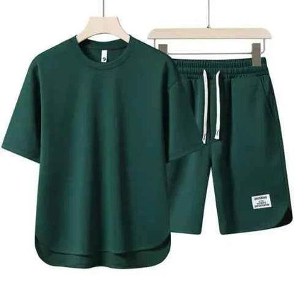 Men's Summer Waffle Knit Set for 2025 - Comfortable and Stylish Short Set - BON's