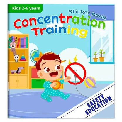 Kids Reusable Cartoon Stickers Books for Early Education Gift - BON's