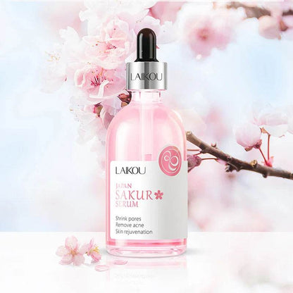 100ml LAIKOU Sakura Vitamin C Serum - Moisturizing, Firming, Brightening Face Essence for Glowing Skin - BON's