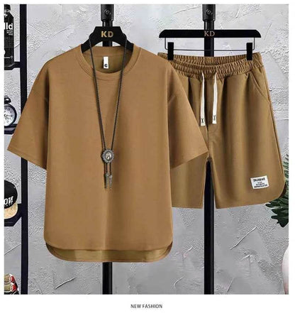 Men's Summer Waffle Knit Set for 2025 - Comfortable and Stylish Short Set - BON's