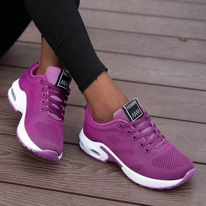 Women Platform Sneakers Shoes Mesh Breathable Running Shoes Chunky Summer Sports Tenis Shoes 2024 Luxury Vulcanize Shoes - BON's