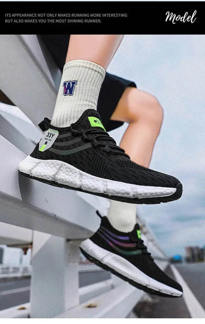 Breathable Running Shoes Unisex Comfortable Casual Sneakers Lightweight Fashion Sports Tenis Masculino - BON's
