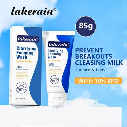 Acne Foaming Wash for Deep Cleaning, Pore Unclogging, and Redness Reduction in Facial & Body Skin Care - BON's