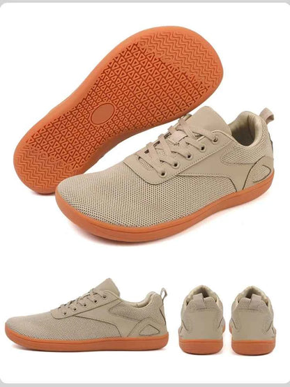 Wide-Toe Barefoot Sneakers – Breathable, Non-Slip Sports Shoes for Walking, Jogging & Everyday Style