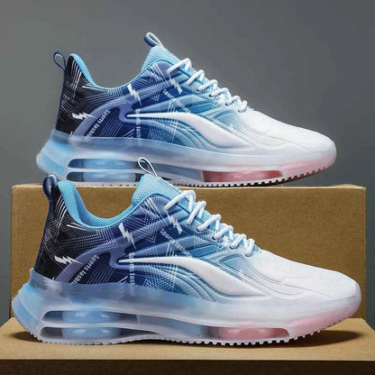 Men’s Air-Cushioned Basketball Sneakers – Breathable, Non-Slip & Shock-Absorbing for Outdoor Play