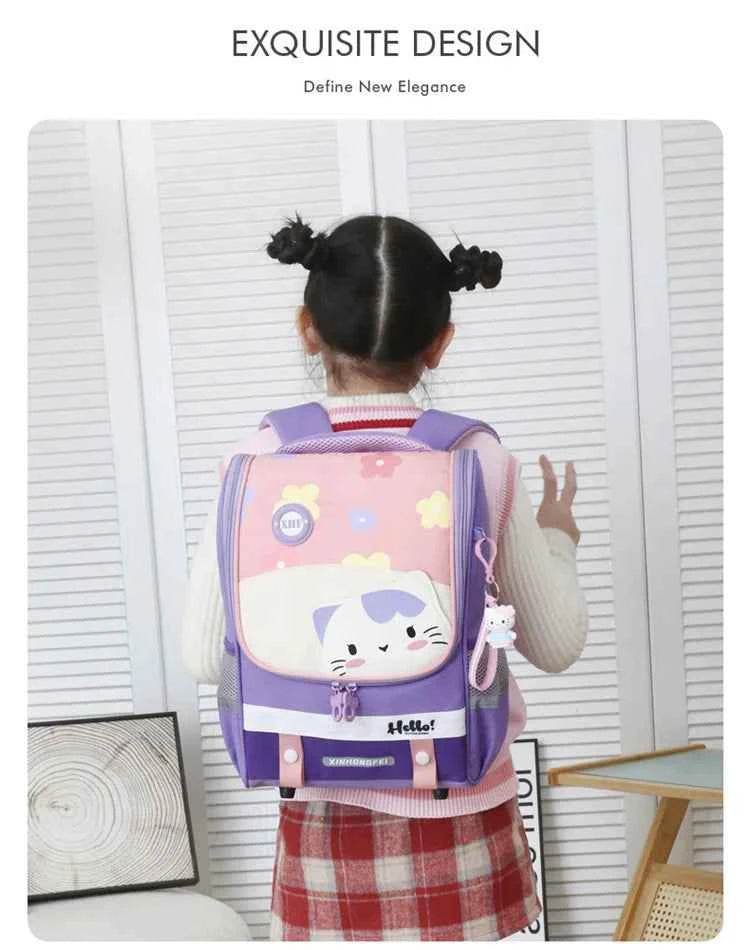 Kids Cartoon Backpack Large Waterproof Schoolbag - BON's