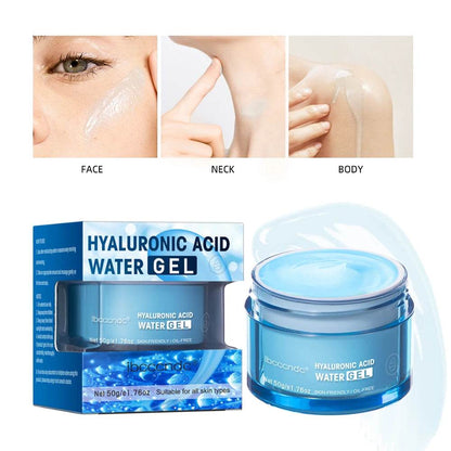 Hyaluronic Acid Moisturizer - Hydrating Water Gel Facial Cream for Dry Skin 50g - BON's