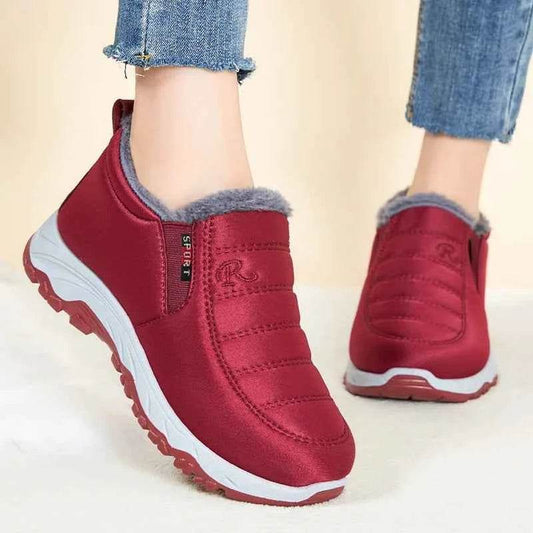 Women's Waterproof Snow Boots - Suede Winter Short Boots for Warmth and Comfort, Free Shipping - BON's