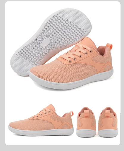 Wide-Toe Barefoot Sneakers – Breathable, Non-Slip Sports Shoes for Walking, Jogging & Everyday Style