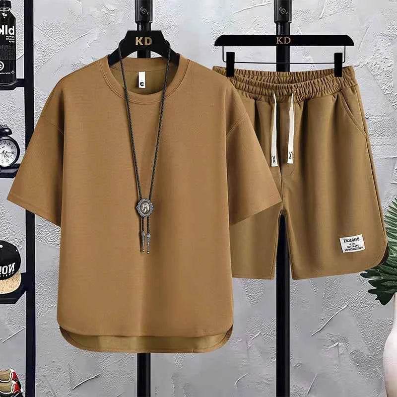 Men's Summer Waffle Knit Set for 2025 - Comfortable and Stylish Short Set - BON's