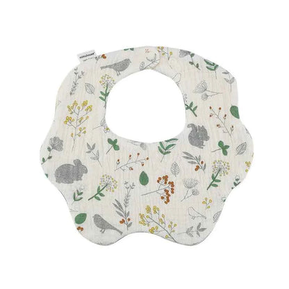 Baby Bibs Cotton Newborn Waterproof Burp Cloths Adjustable Infant Girls and Boys Cute Cartoon Print Bib Baby Feeding Accessories