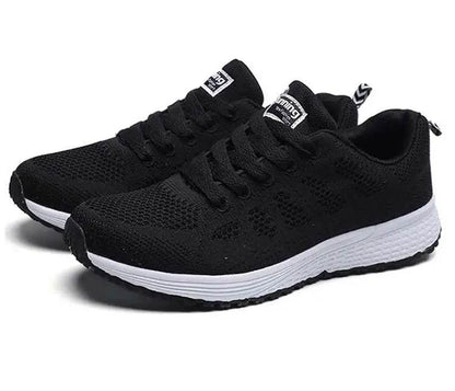 Women's Classic Sneakers - Casual Gym Sneakers for Women, White Vulcanize Shoes, Zapatillas Mujer - BON's