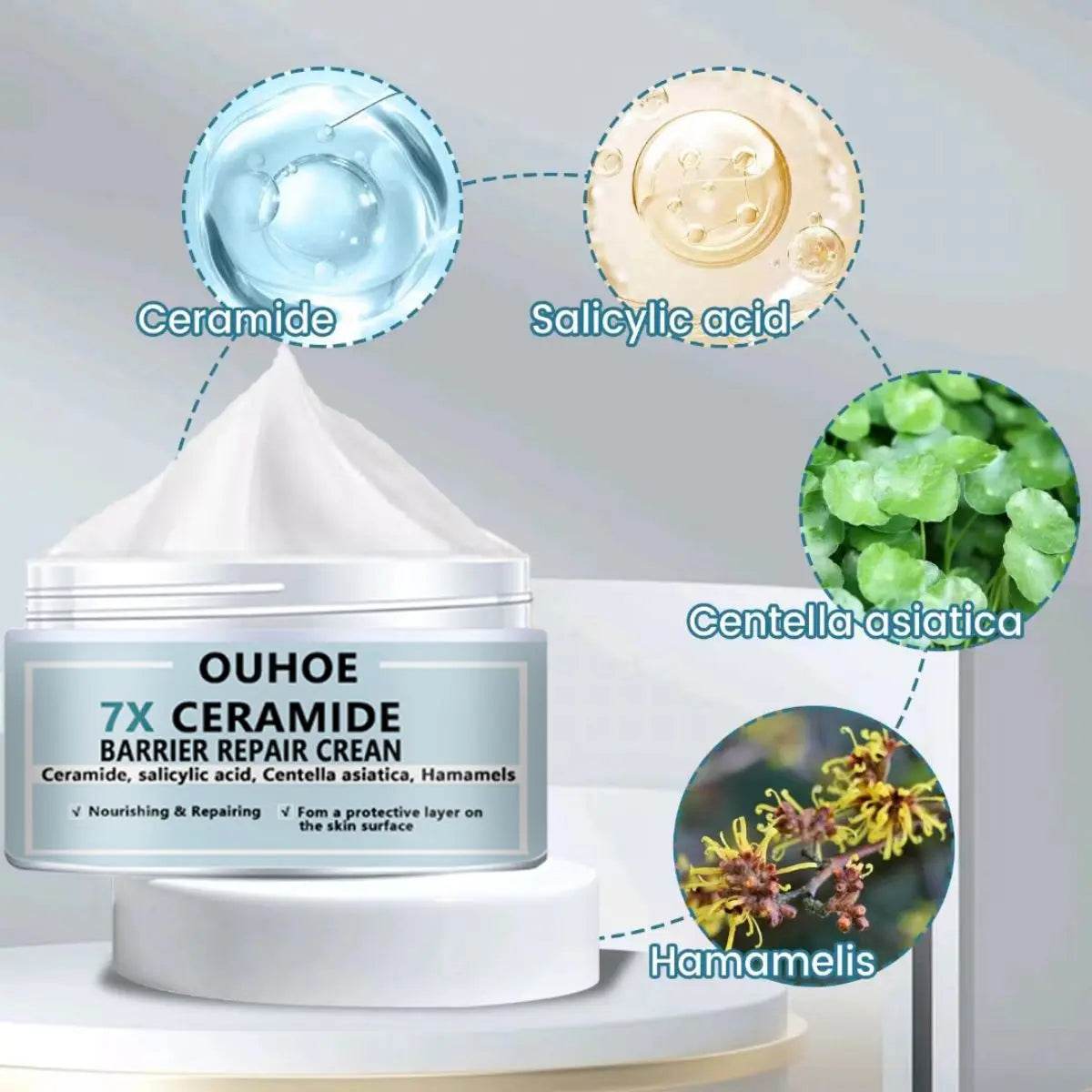 Moisturizing Face Cream for Repairing Dry Skin and Improving Skin Quality - BON's