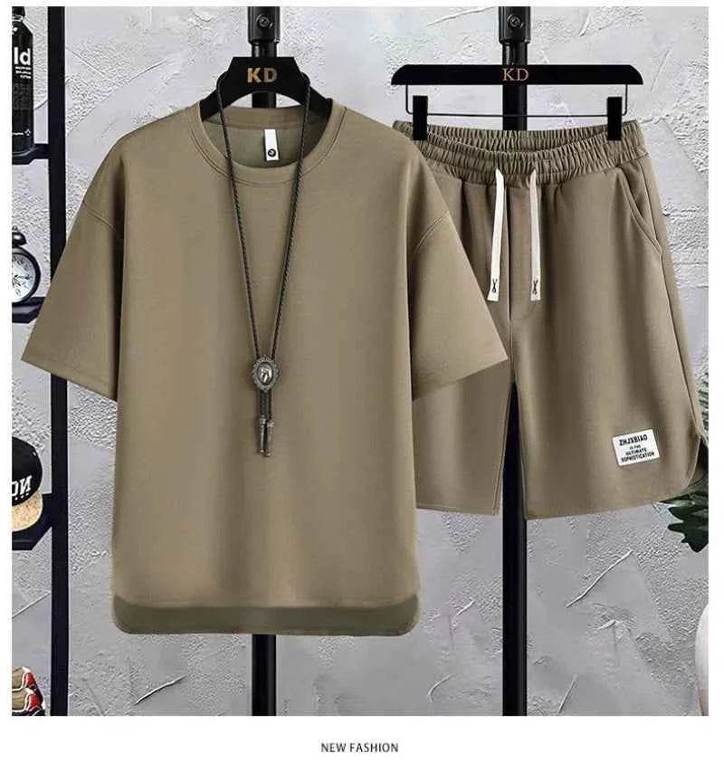 Men's Summer Waffle Knit Set for 2025 - Comfortable and Stylish Short Set - BON's