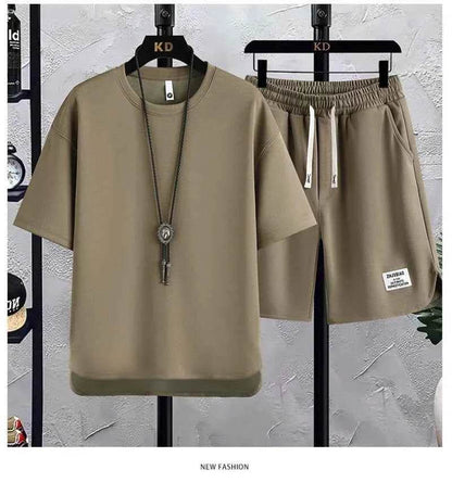 Men's Summer Waffle Knit Set for 2025 - Comfortable and Stylish Short Set - BON's